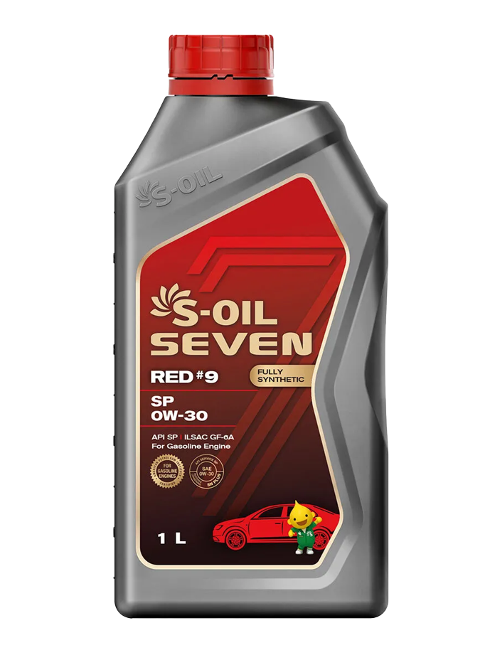 Моторное масло S-OIL SEVEN RED 9 0W-30, 1л (S-Oil: E108283)